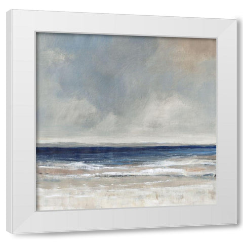 Distant Land I White Modern Wood Framed Art Print by OToole, Tim