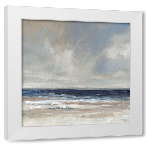 Distant Land II White Modern Wood Framed Art Print by OToole, Tim