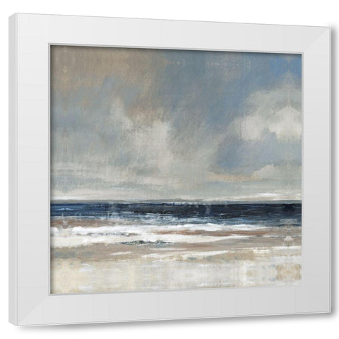 Embellished Distant Land II White Modern Wood Framed Art Print by OToole, Tim