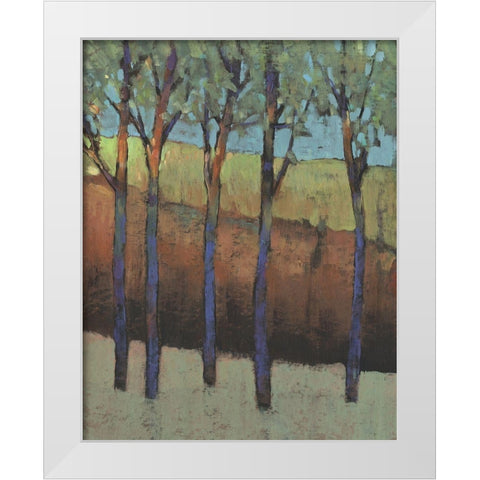 Glimmer in the Forest I White Modern Wood Framed Art Print by OToole, Tim
