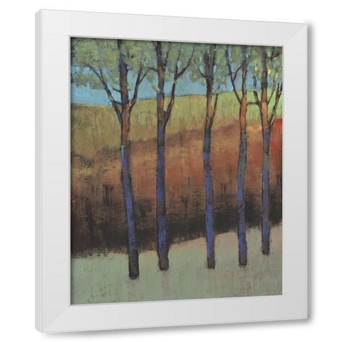 Glimmer in the Forest II White Modern Wood Framed Art Print by OToole, Tim