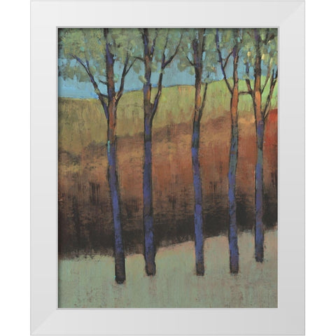 Glimmer in the Forest II White Modern Wood Framed Art Print by OToole, Tim