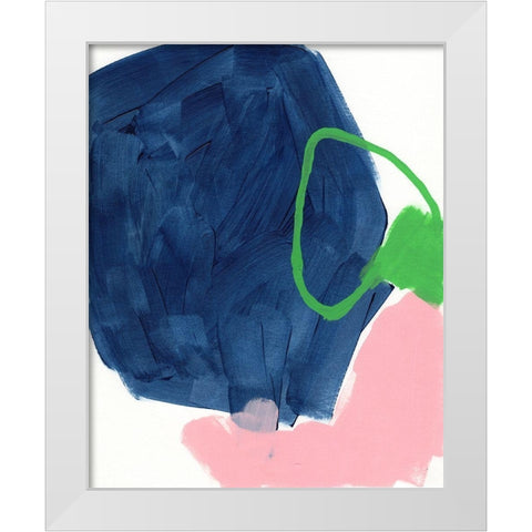 Dream Cycle I White Modern Wood Framed Art Print by Vess, June Erica