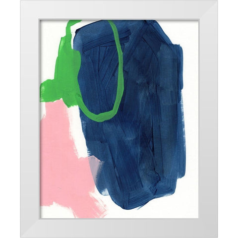 Dream Cycle II White Modern Wood Framed Art Print by Vess, June Erica