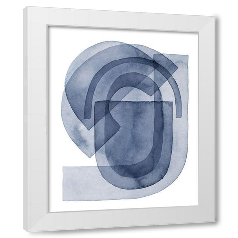 Cool Gears II White Modern Wood Framed Art Print by Popp, Grace