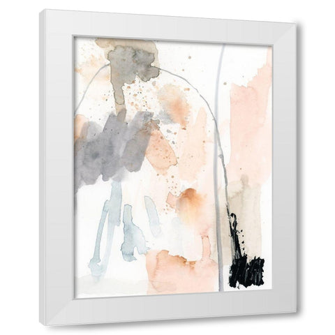 Tincture II White Modern Wood Framed Art Print by Barnes, Victoria