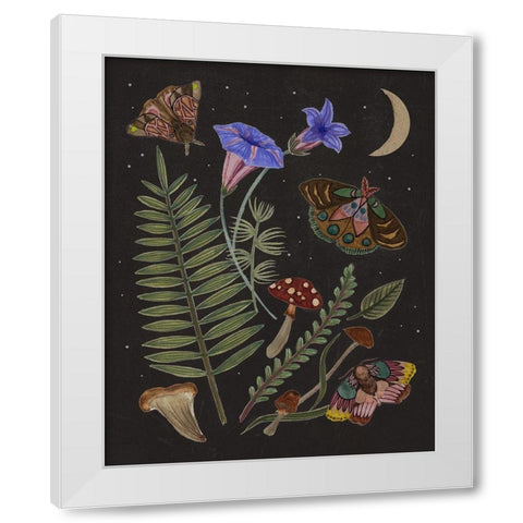 Dark Forest II White Modern Wood Framed Art Print by Wang, Melissa