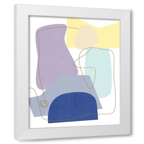 Luminous Bay II White Modern Wood Framed Art Print by Wang, Melissa