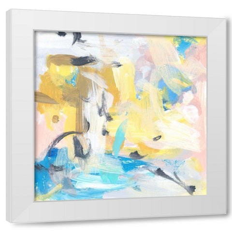 Yellow Sky IV White Modern Wood Framed Art Print by Wang, Melissa