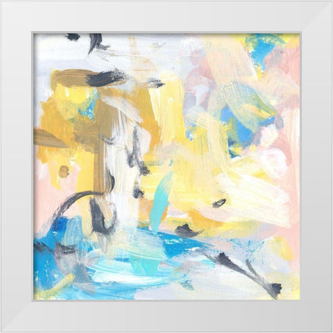 Yellow Sky IV White Modern Wood Framed Art Print by Wang, Melissa