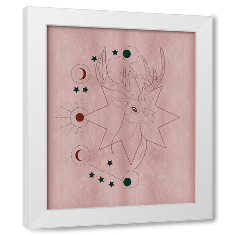 The Mystics III White Modern Wood Framed Art Print by Balbuena, Sabrina