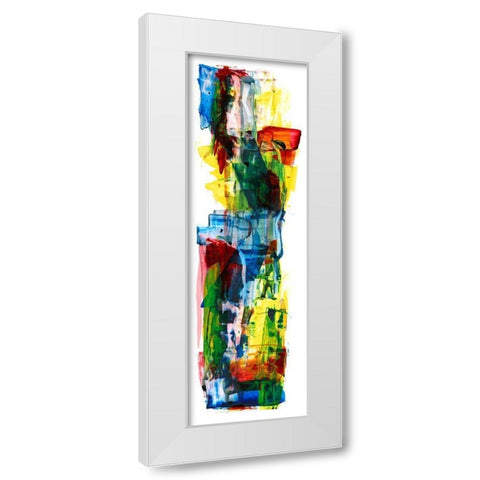 Primary Residence I White Modern Wood Framed Art Print by Stramel, Renee W.