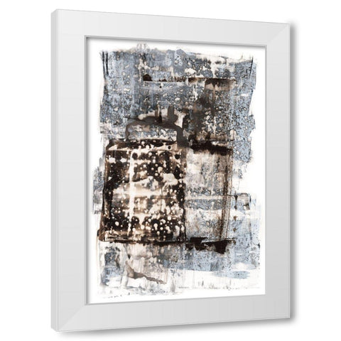 Speckled Remnants I White Modern Wood Framed Art Print by Stramel, Renee W.