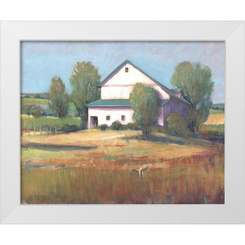 Country Barn II White Modern Wood Framed Art Print by OToole, Tim