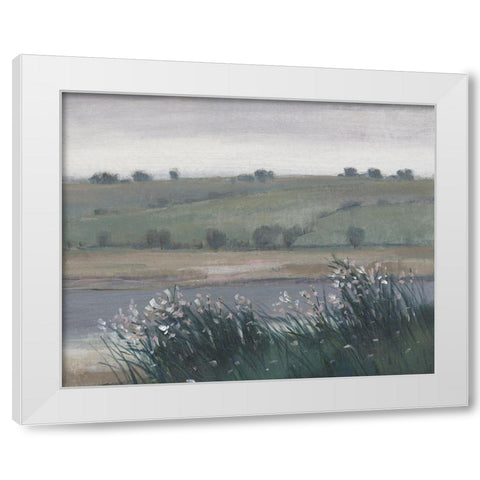 Hazy Morning II White Modern Wood Framed Art Print by OToole, Tim