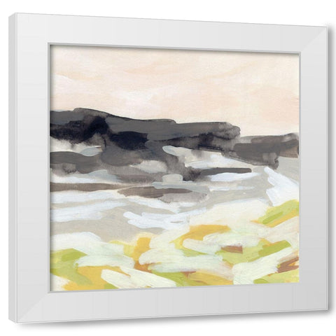 Nordic Delta I White Modern Wood Framed Art Print by Vess, June Erica