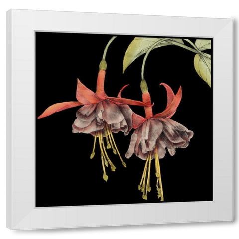 Graphic Fuchsia I White Modern Wood Framed Art Print by Goldberger, Jennifer