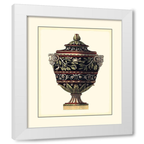 Antonini Clementino Urn I White Modern Wood Framed Art Print by Antonini, Da Carlo