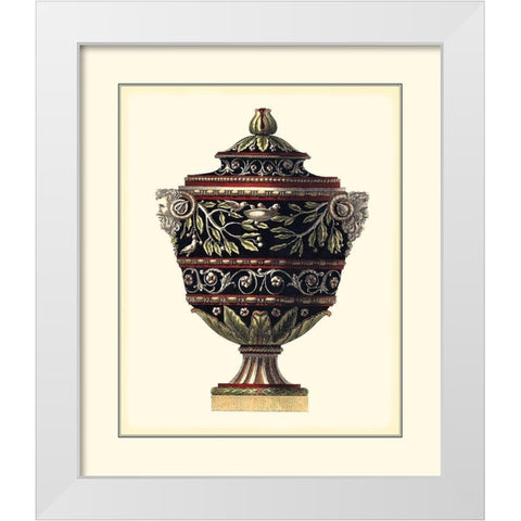 Antonini Clementino Urn I White Modern Wood Framed Art Print by Antonini, Da Carlo