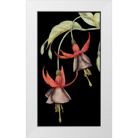 Graphic Fuchsia V White Modern Wood Framed Art Print by Goldberger, Jennifer