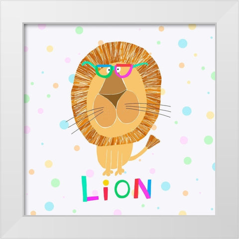 Animal Spots VIII White Modern Wood Framed Art Print by Daly, Carla