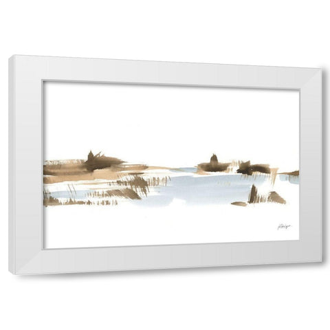 Natural Shoreline II White Modern Wood Framed Art Print by Harper, Ethan