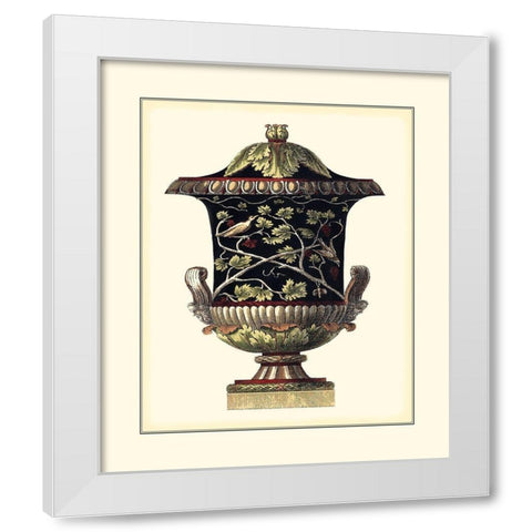 Antonini Clementino Urn II White Modern Wood Framed Art Print by Antonini, Da Carlo