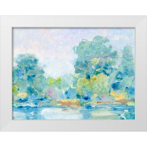 Quiet Morning II White Modern Wood Framed Art Print by OToole, Tim