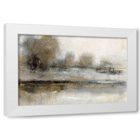 Gilt Landscape II White Modern Wood Framed Art Print by OToole, Tim