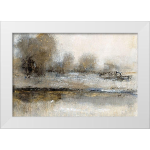 Gilt Landscape II White Modern Wood Framed Art Print by OToole, Tim