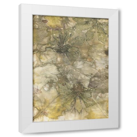 Eco Print IV White Modern Wood Framed Art Print by Phillips, Kathryn