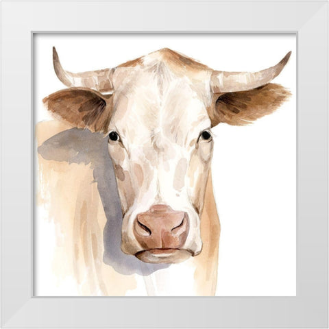 Ranch Shadow I White Modern Wood Framed Art Print by Popp, Grace