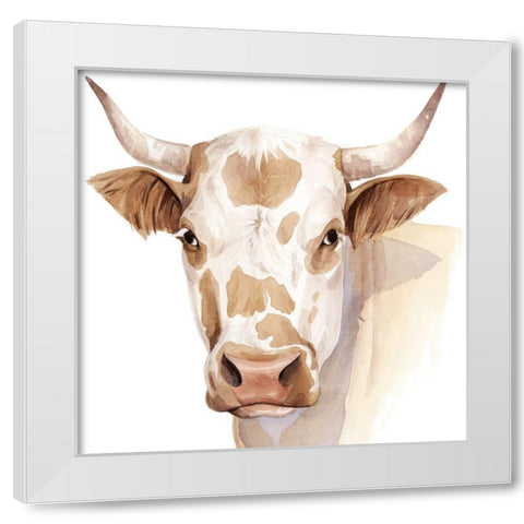 Ranch Shadow II White Modern Wood Framed Art Print by Popp, Grace