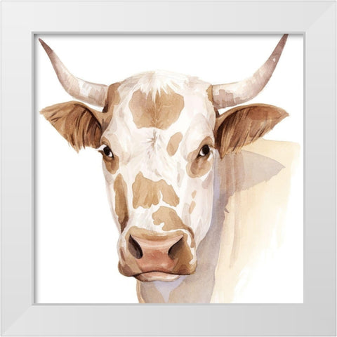 Ranch Shadow II White Modern Wood Framed Art Print by Popp, Grace