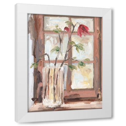 By the Window I White Modern Wood Framed Art Print by Wang, Melissa