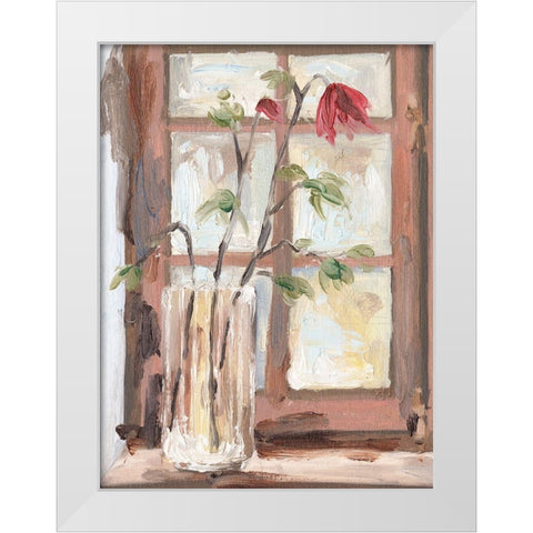 By the Window I White Modern Wood Framed Art Print by Wang, Melissa