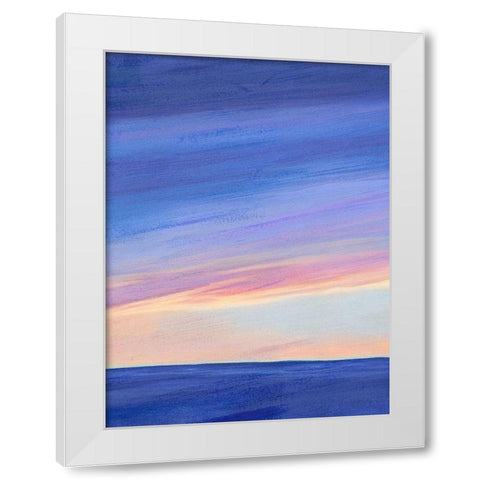 Sunbeam Twilight I White Modern Wood Framed Art Print by Popp, Grace