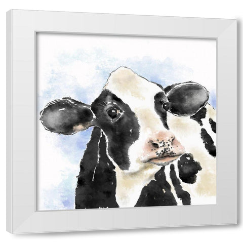 Lily and Betsy I White Modern Wood Framed Art Print by Reynolds, Jade