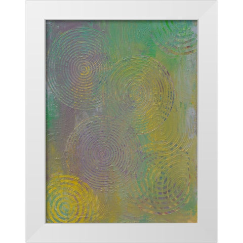 Third Turn I White Modern Wood Framed Art Print by Avondet, Natalie