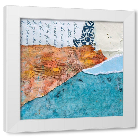 High Texture Abstract I White Modern Wood Framed Art Print by St. Hilaire, Elizabeth