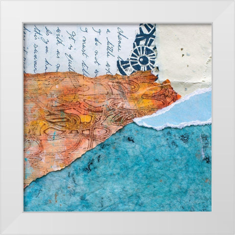 High Texture Abstract I White Modern Wood Framed Art Print by St. Hilaire, Elizabeth