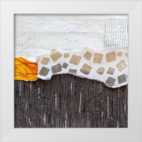 High Texture Abstract II White Modern Wood Framed Art Print by St. Hilaire, Elizabeth
