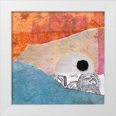 High Texture Abstract VI White Modern Wood Framed Art Print by St. Hilaire, Elizabeth