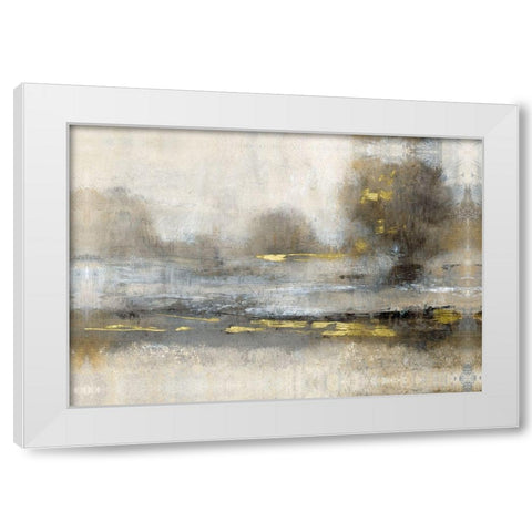 Embellished Gilt Landscape I White Modern Wood Framed Art Print by OToole, Tim