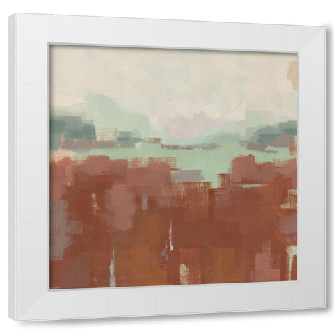 Mountain Air I White Modern Wood Framed Art Print by Green, Jacob