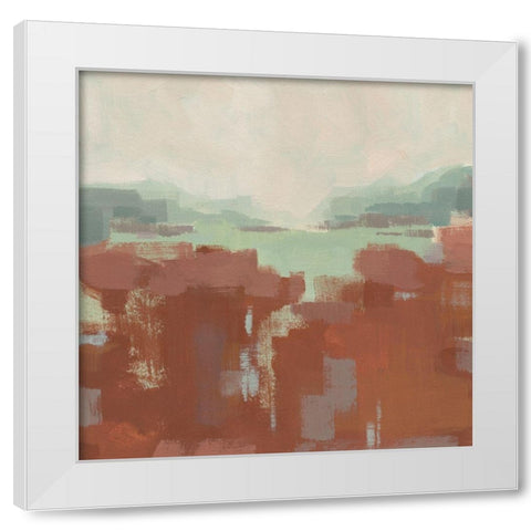 Mountain Air II White Modern Wood Framed Art Print by Green, Jacob