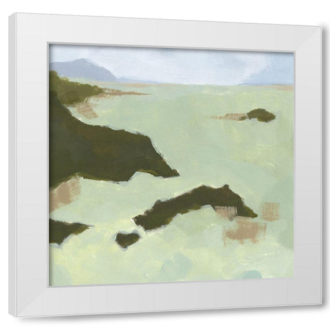 Saltwater Summer I White Modern Wood Framed Art Print by Green, Jacob