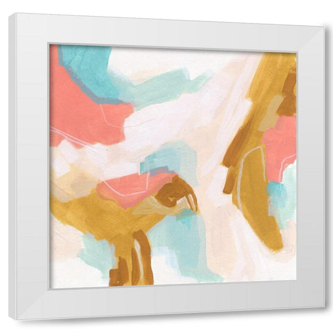 Flight Path I White Modern Wood Framed Art Print by Vess, June Erica