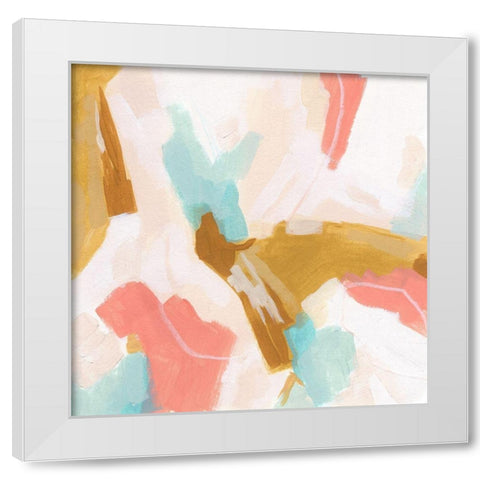 Flight Path II White Modern Wood Framed Art Print by Vess, June Erica