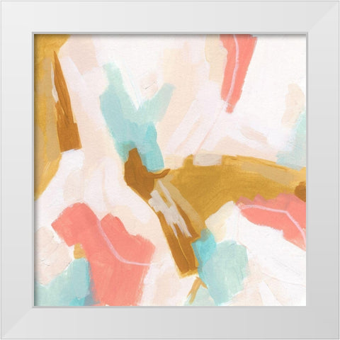 Flight Path II White Modern Wood Framed Art Print by Vess, June Erica